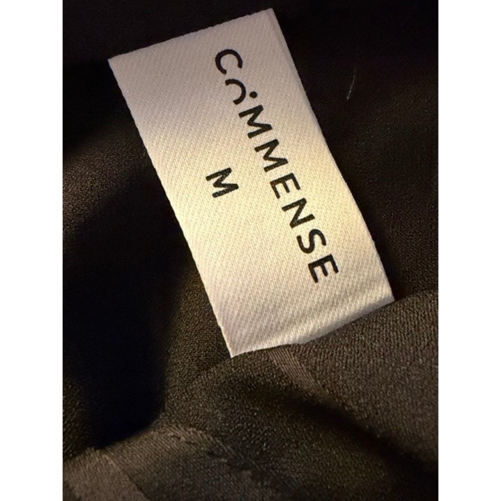 Commense Womens Charlotte Black Oversized Stripe Long Sleeve Button DowM‎ - Picture 4 of 6